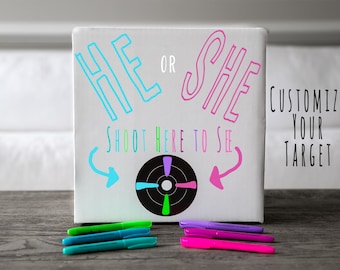 18LB Powder Box Target™  Shooting Target Gender Reveal Creative Gender Reveal Idea! Pink, Blue, Green Holi Powder Target for Gender Reveal