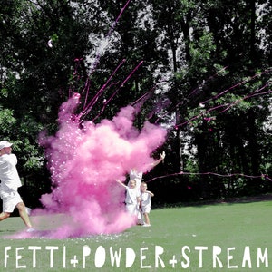 Golf Ball Powder & Confetti Gender Reveal Golf Ball in Pink or Blue Designed with 4x Powder and Confetti Don't Be Scammed by Knock Offs image 3