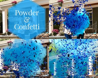 24" Confetti Cannon & Powder Cannon Gender Reveal Smoke Powder Cannons and Confetti cannons! New Gender Reveal Idea!
