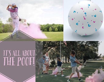 GOLF BALL Gender Reveal: Golf Ball Pack! Ships Same Day! Gender Reveal Golf Ball