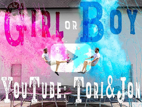 Soccer Gender Reveal w/ Powder & Confetti in Pink, Blue, Green, Yellow, Orange, Purple, White! Soccer Gender Reveal Soccer Ball