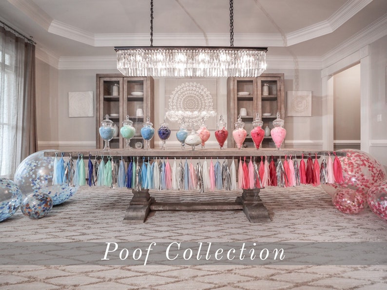 Confetti Balloons 36 24 12 for Gender Reveals from the Poof Collection\u2122 By Tori /& Jon\u2122 Designer Gender Reveal Decor Pair w Cannons