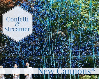24" CONFETTI & STREAMERS CANNON Gender Reveal Confetti Cannon and Confetti Cannons! *New* Gender Reveal Idea! Ships Same Day!