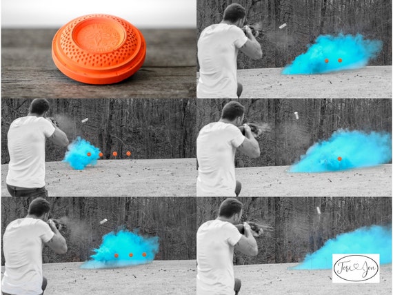 Skeet Shooting Target Gender Reveal Shooting Target Ball In Etsy