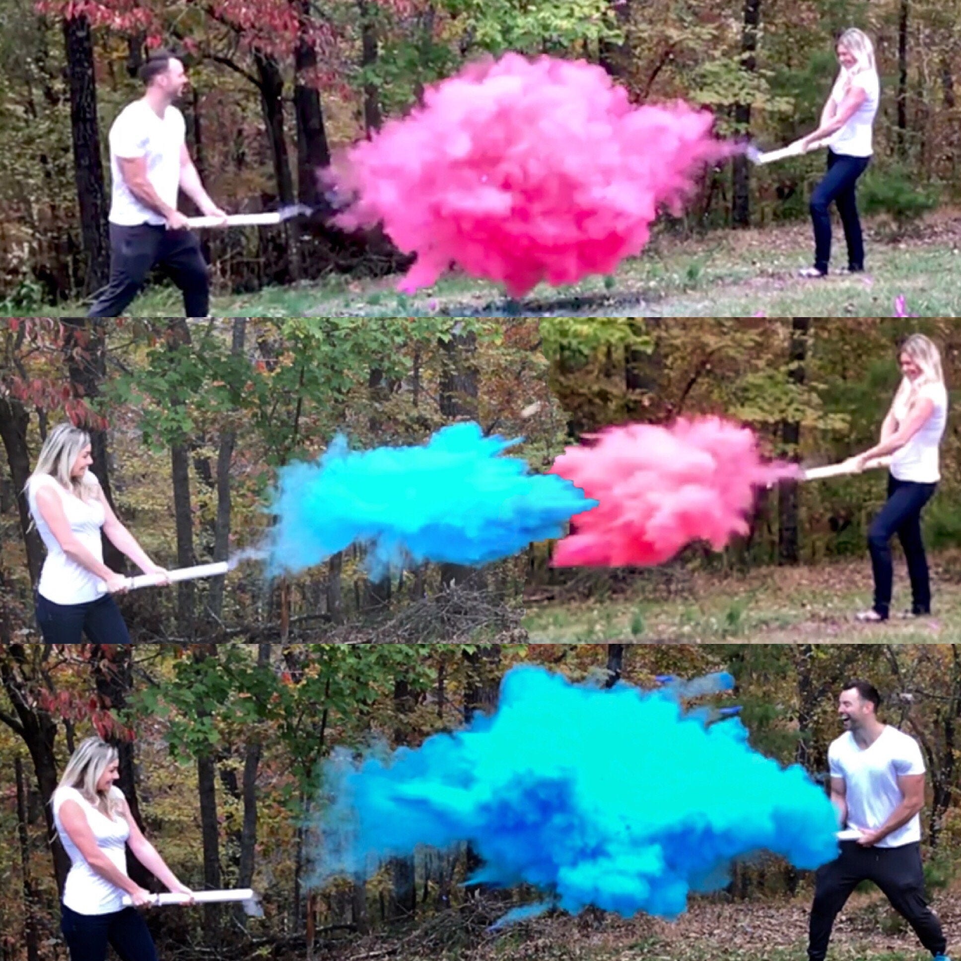 24 SMOKE POWDER CANNON ™ Ships Same Day Gender Reveal | Etsy