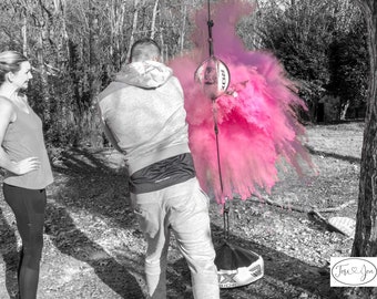 Boxing MMA UFC Gender Reveal! Simple Black Pack in Pink, Blue, Purple, Green, Yellow, Orange for Kickboxing Themed Gender Reveal Ideas