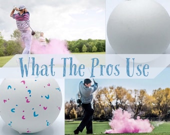 GOLF BALLS Gender Reveal Balls Pack (Custom Color Combinations and Styles)