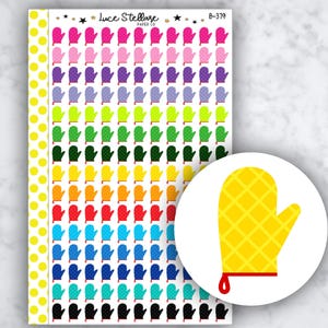 OFEN MITT Planer Sticker / Backen Planner Sticker / B-379