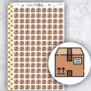 DELIVERY BOXES Planner Stickers / Shipping Boxes Planner Stickers / Pack House Reminder / Order Tracker Planner Stickers / B-130