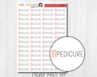 Stickers pedicureplanner / N-04