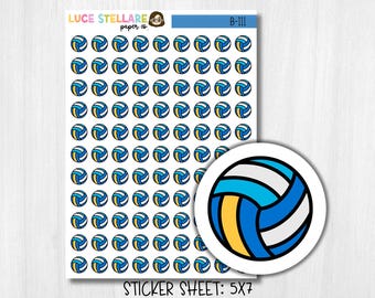 Plannerstickers volleybal / B-111