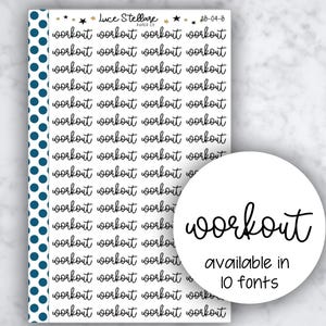Scriptplannerstickers TRAINING /AB-04