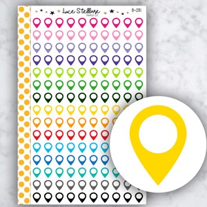 MAP PIN プランナーステッカー / B-281