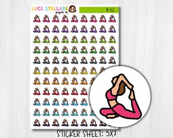 Yogaplannerstickers / B-62