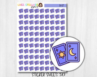 Tarot Cards Planner Stickers / B-87