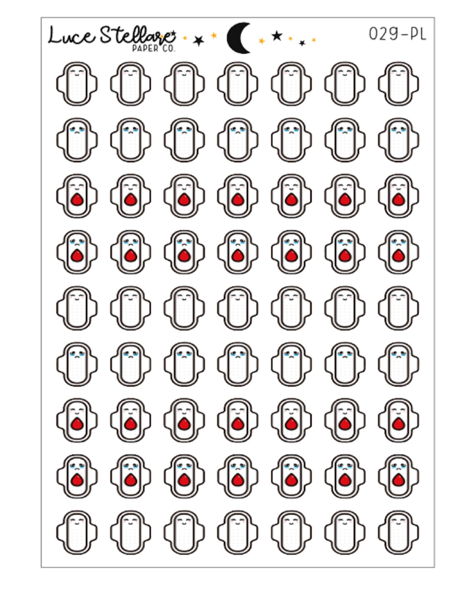 period-tracker-planner-stickers-menstrual-cycle-stickers-etsy