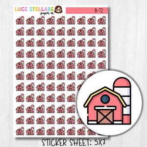 Barn Planner Stickers / B-72