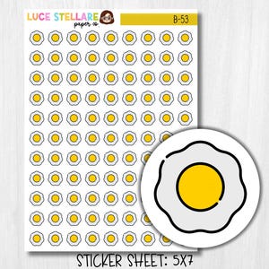 Egg Planner Stickers / B- 53