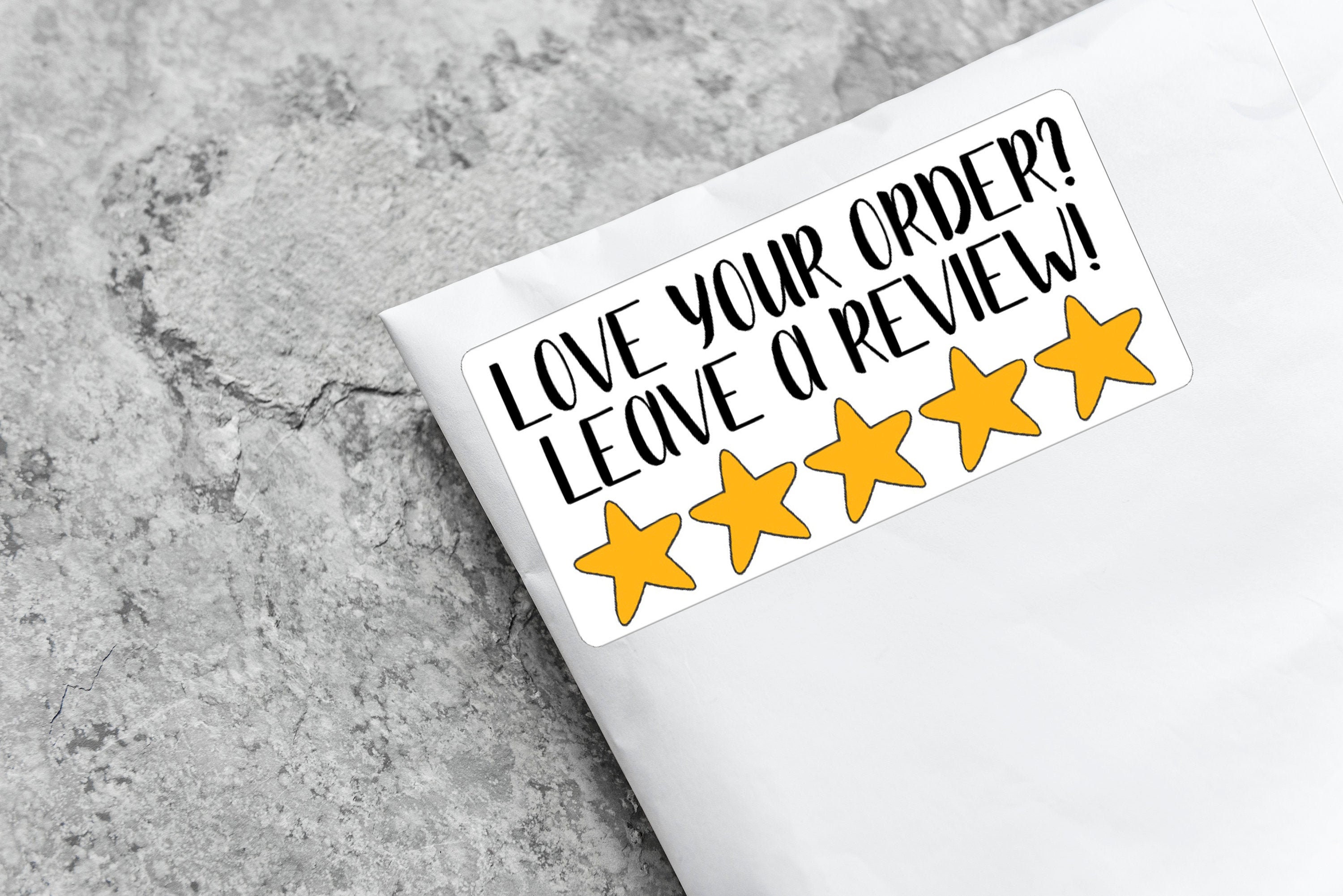 Leave A Review Stickers/Thank You Stickers /Happy Mail Labels Etsy