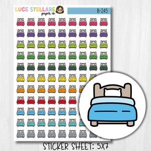 Stickers bedplanner / B-245