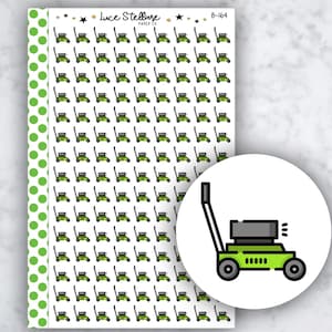 GRASMAAIER Plannerstickers / Stickers maaien /B-164