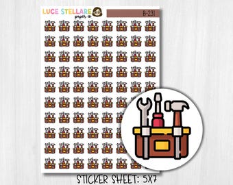 Toolbox Planner Stickers / B-231