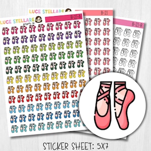 Ballet Planner Stickers / B-21