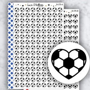 SOCCER Planner Stickers /Soccer Practice Reminder Stickers  / Game Day Stickers / Erin Condren Planner / Happy Planner / B-375