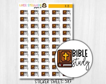 Bible Study Planner Stickers / K-18