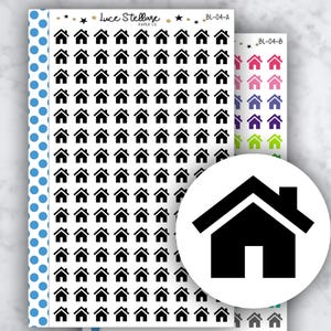 MIETE DUE Planer Aufkleber / Haus Aufkleber / Budget Aufkleber / Doodle Aufkleber / BL-04