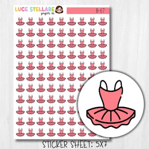 Ballet Planner Stickers / B-67