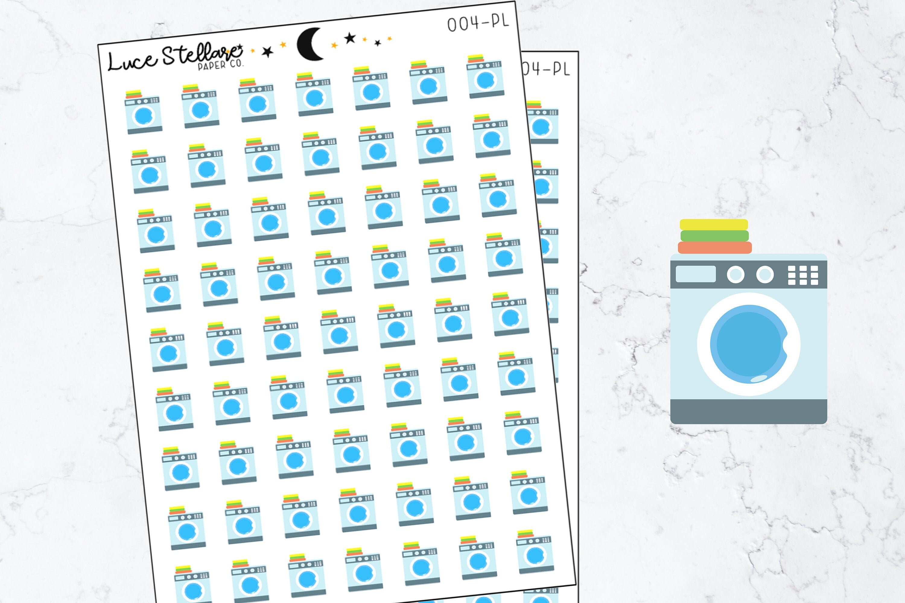 Laundry Planner Stickers / Washer Stickers / Chores Reminder / | Etsy