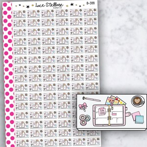 PLANUNGSZEIT Sticker / Planer Sticker / Sonntag Planer / Erin Condren Planer / Happy Planner / B-388
