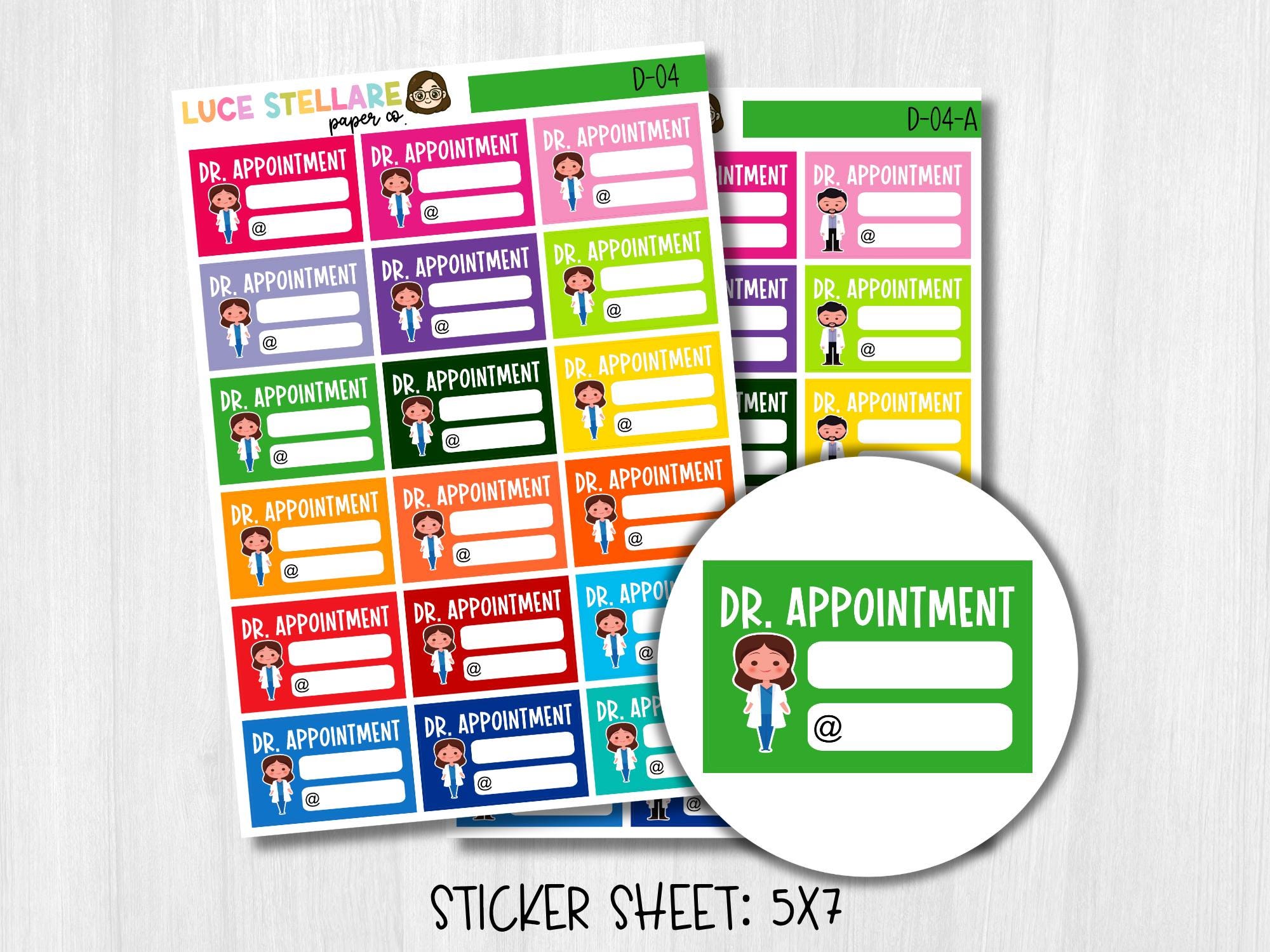 Doctor Appointment Planner Stickers / D-04 - Etsy