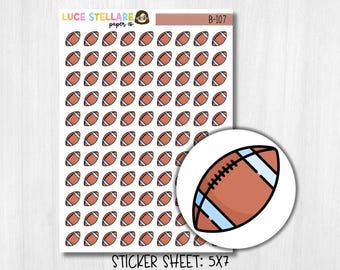 Football Planner Stickers / B-107