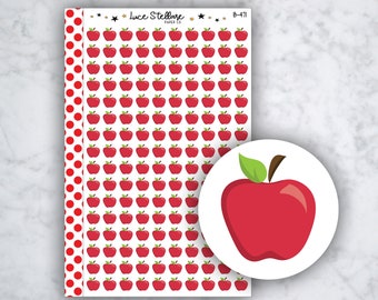 Autocollants APPLE Planner / Autocollants planificateur scolaire / Autocollants enseignants / Erin Condren Planner / Happy Planner / Autocollants fonctionnels/B-471