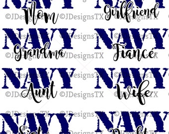 Download Navy Mom Svg Etsy