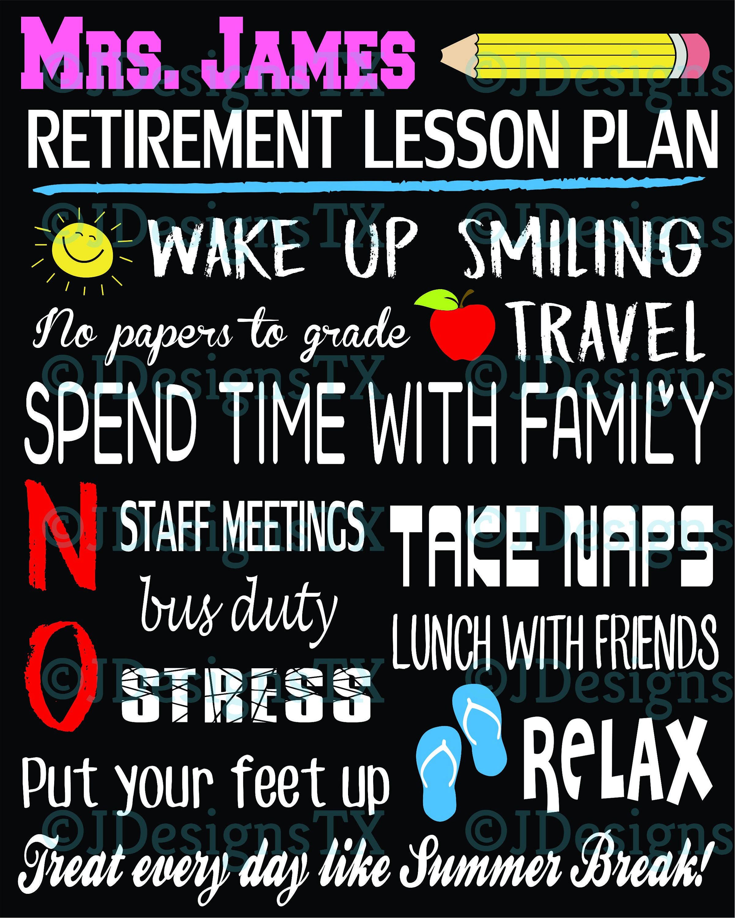 Download Teacher Retirement Plan Svg Etsy