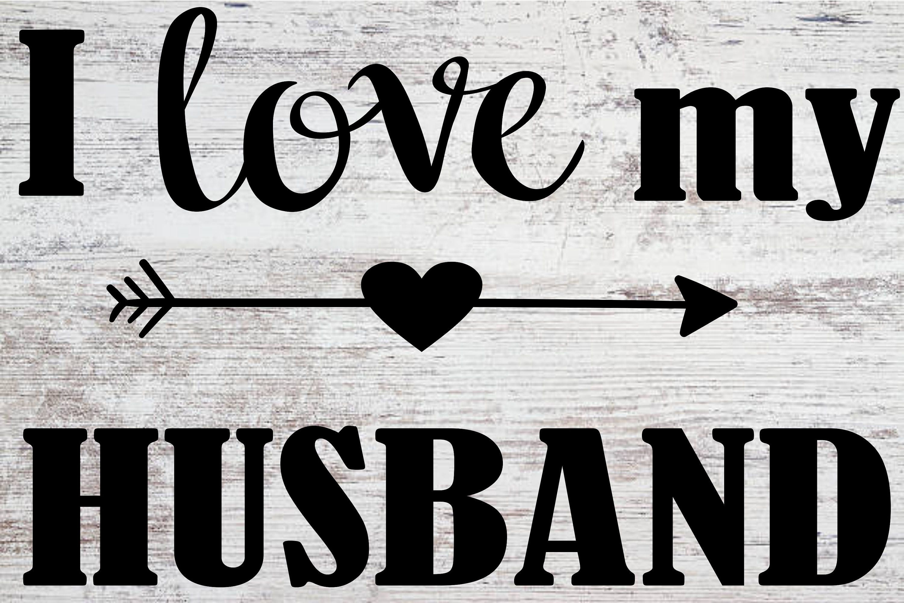 Download I Love My Husband SVG | Etsy