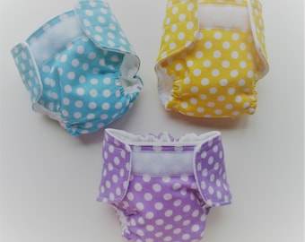 Doll Diapers - Baby Alive Diapers -Waterproof Doll Diaper-Doll Accessories-Baby Alive-Wetting Doll Diapers-Washable Diapers-Reusable Diapers
