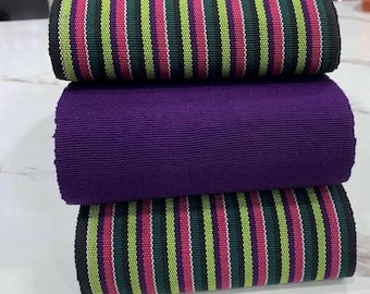 3 Bundles of Colorful Yoruba Aso-Oke, Handwoven Nigeria Aso-Ebi Fabric, Ethnic Africa Wedding Guest Attire, Traditional Bride Groom Outfit