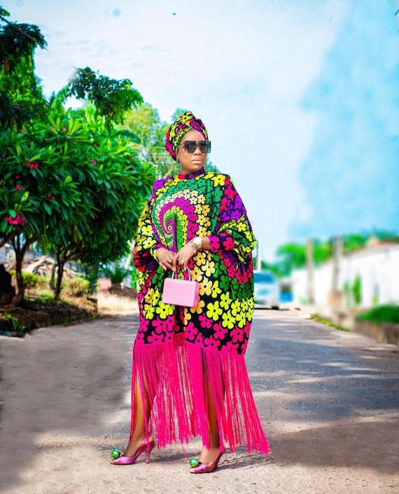 Luxury Ankara Boubou/Kaftan Long Gown by bestofankaradesign - Ankara wa -  Afrikrea