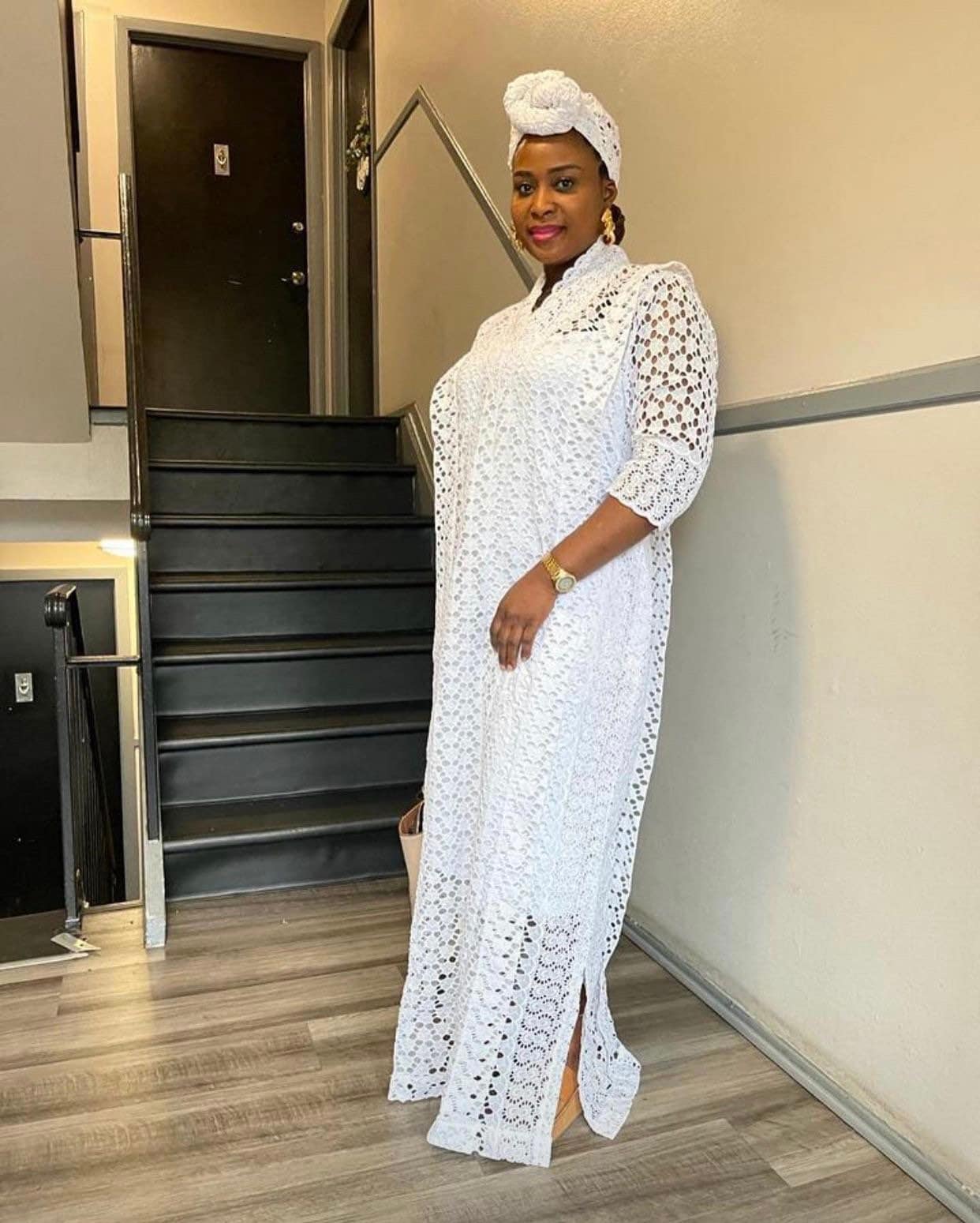 Latest cord net gown styles top