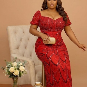 2021 african sequin dresses African Print Sequin Dress with Fringe Hem | Ankara Fashion Styling 2026