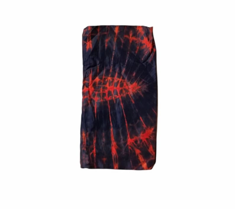 2 Piece Adire Silk Mens Suit, Tie Dye Shirt With Matching Trousers