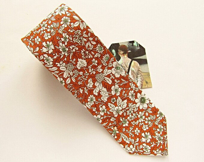 burnt orange tie next