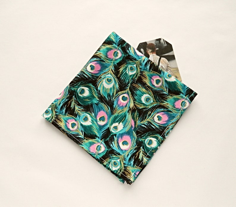 peacock pocket square wedding tie pocket square Pink knitted tie groom/'s tie Pink tie