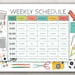 Kids Schedule Editable Printable Fillable PDF Template Hourly Kids ...