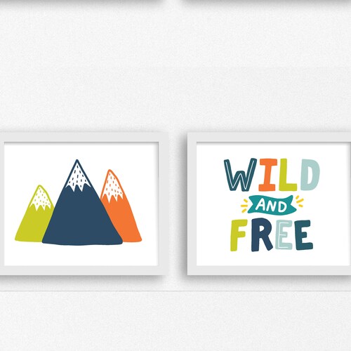 Boys Gallery Wall Art Set of 7 Digital Art Prints Printable - Etsy