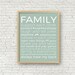 Family Subway Art Family Typography Art Print Family Rules Art 8x10 and ...